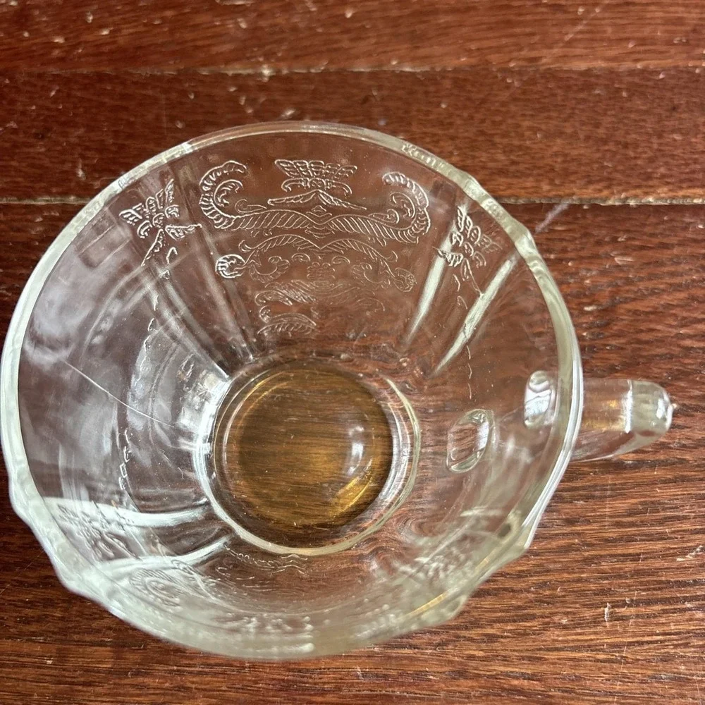 Vintage Indiana Glass Clear Recollection #4498 Punch‎ Cup Tea Cup